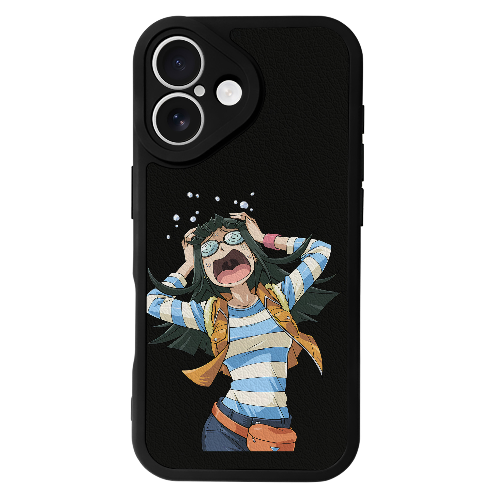 （画像用） 遊☆戯☆王 Yu-Gi-Oh! 【iPhone 16シリーズ対応】シリコンスマホケース（レザー調） 材質：シリコン